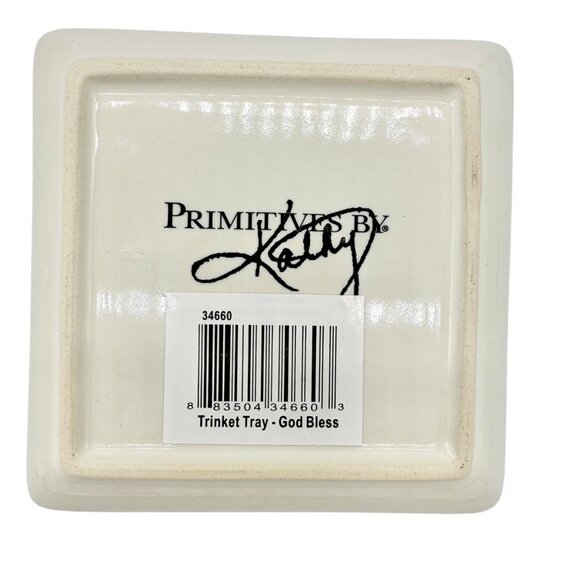 Mainstays Hanging Kitchen Towels Set of 2 Plus Trinket Dish Set Red White Blue - Picture 9 of 9